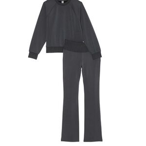 NWT Victorias Secret VSX 2 Piece Lounge Set- Size Small, Pure Black